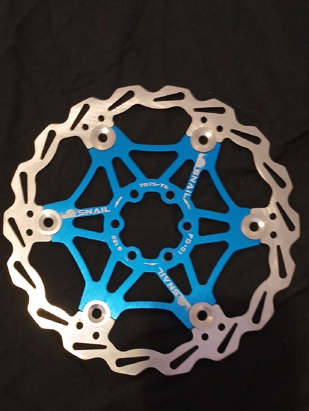 Blue Brake Disc For Bikes